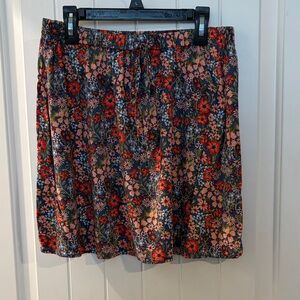 Floral Mini Skirt